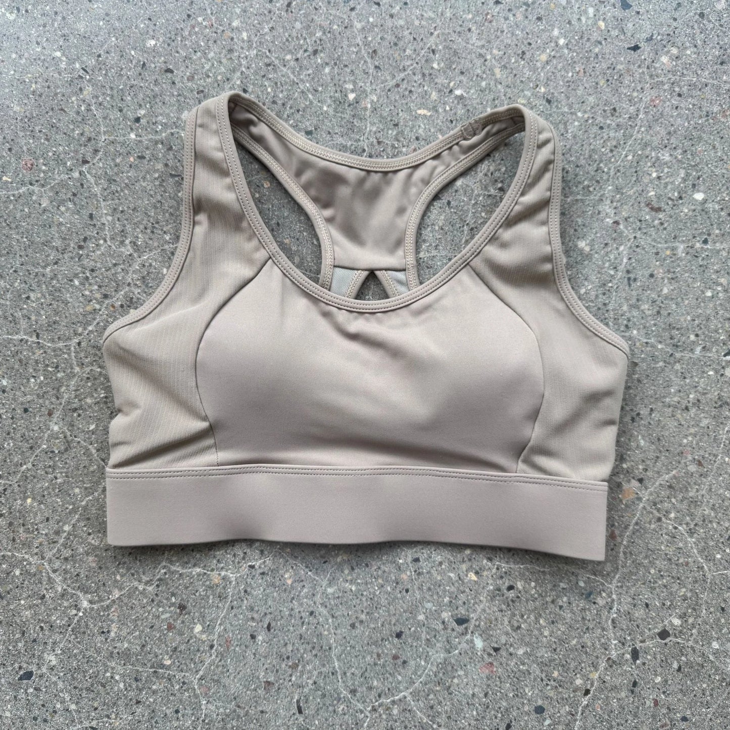 High Support Sports Bra with Adjustable Straps & Fixed Cups