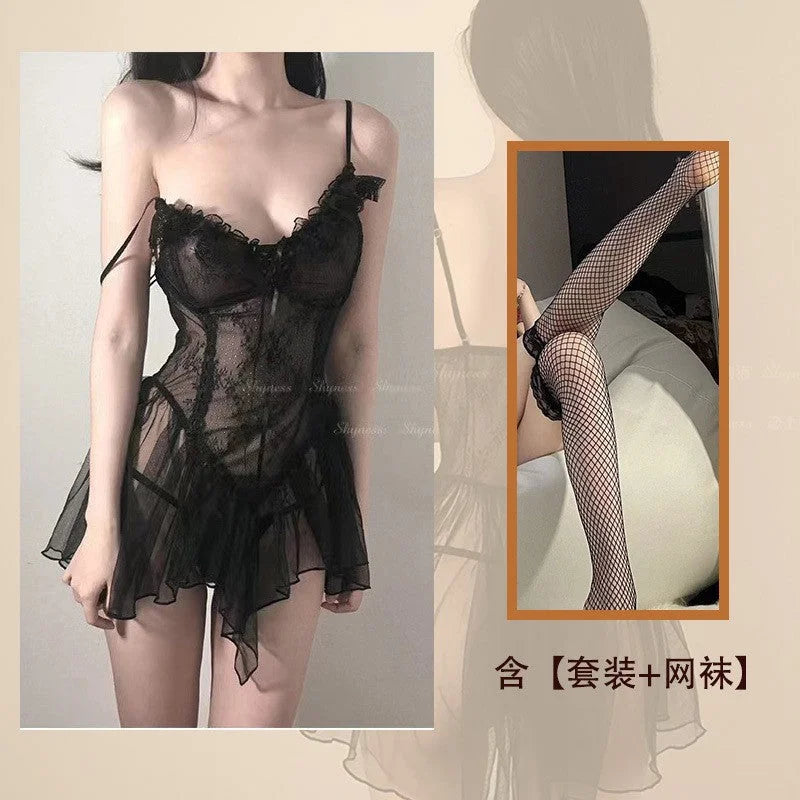 Sexy Micro-Sheer Princess Nightie