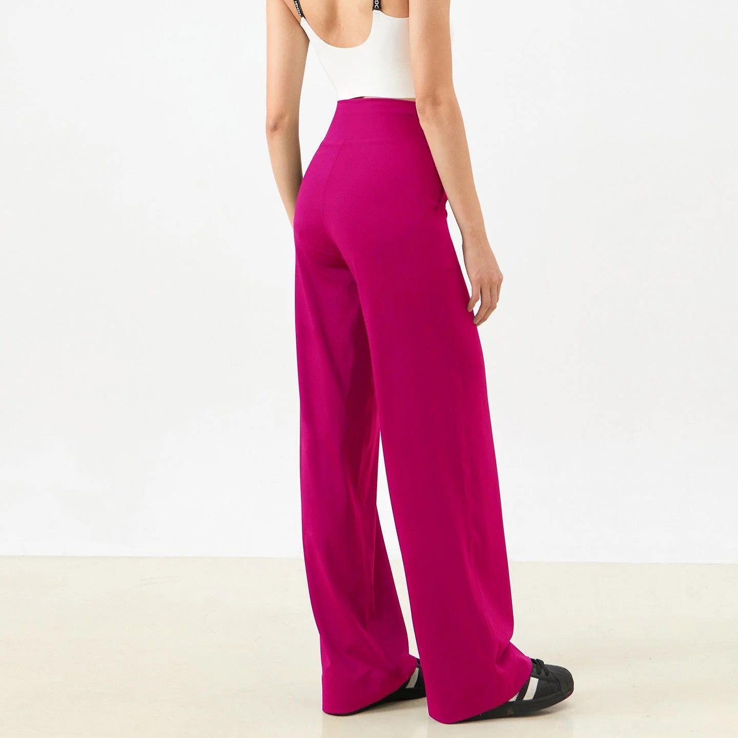 High-Waisted Drawstring Lounge Pants with Pockets
