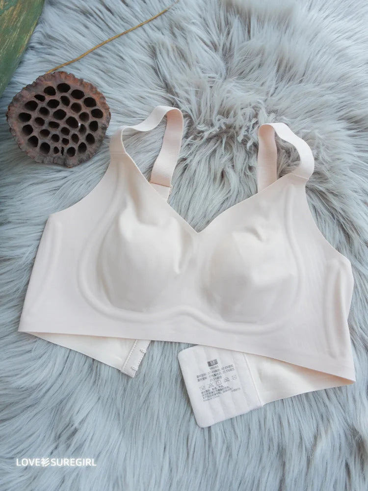 Seamless Wireless Support Bra - Plus Size Comfort & Lift
