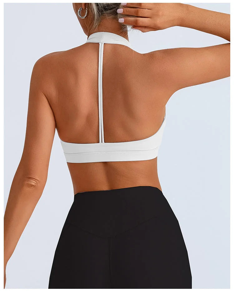 High Elastic Padded Sports Bra with Beautiful Back Straps