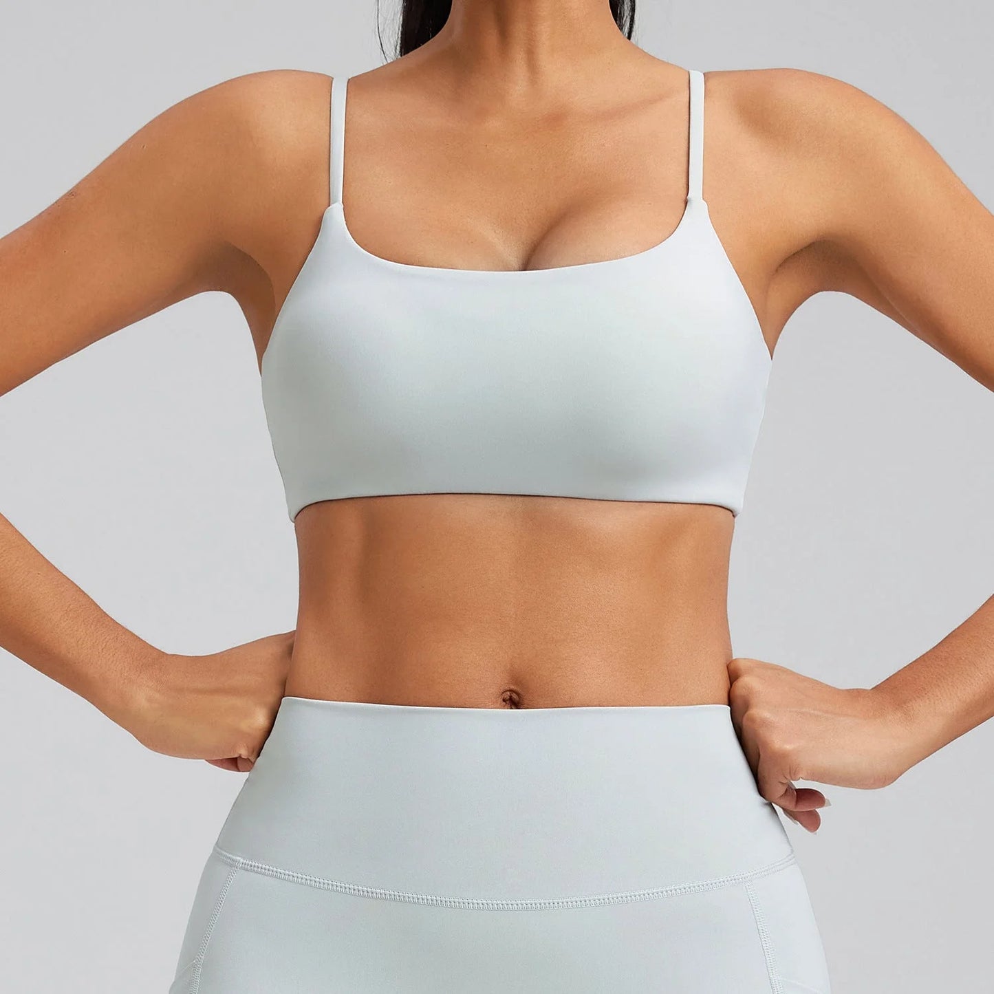 Y-Back Sports Bra with Padded Cups