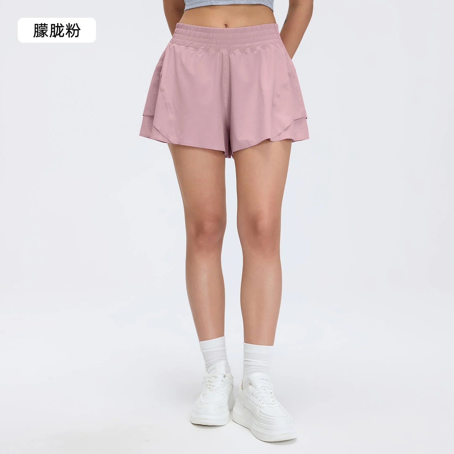 Summer Quick-Dry Workout Shorts Women Loose Breathable Yoga Fitness Pants