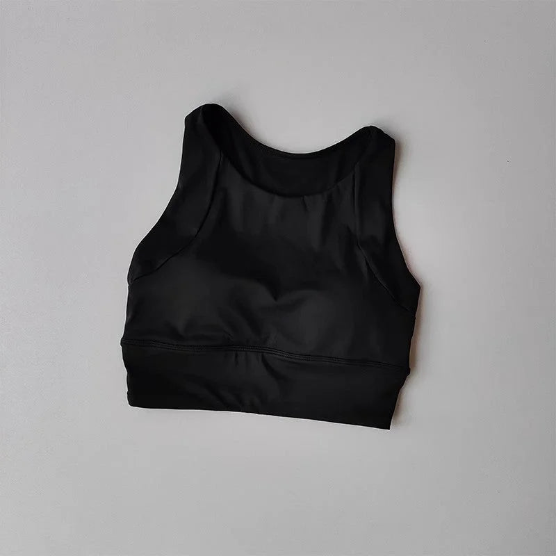 Supportive Seamless Sports Bra for Running and Yoga