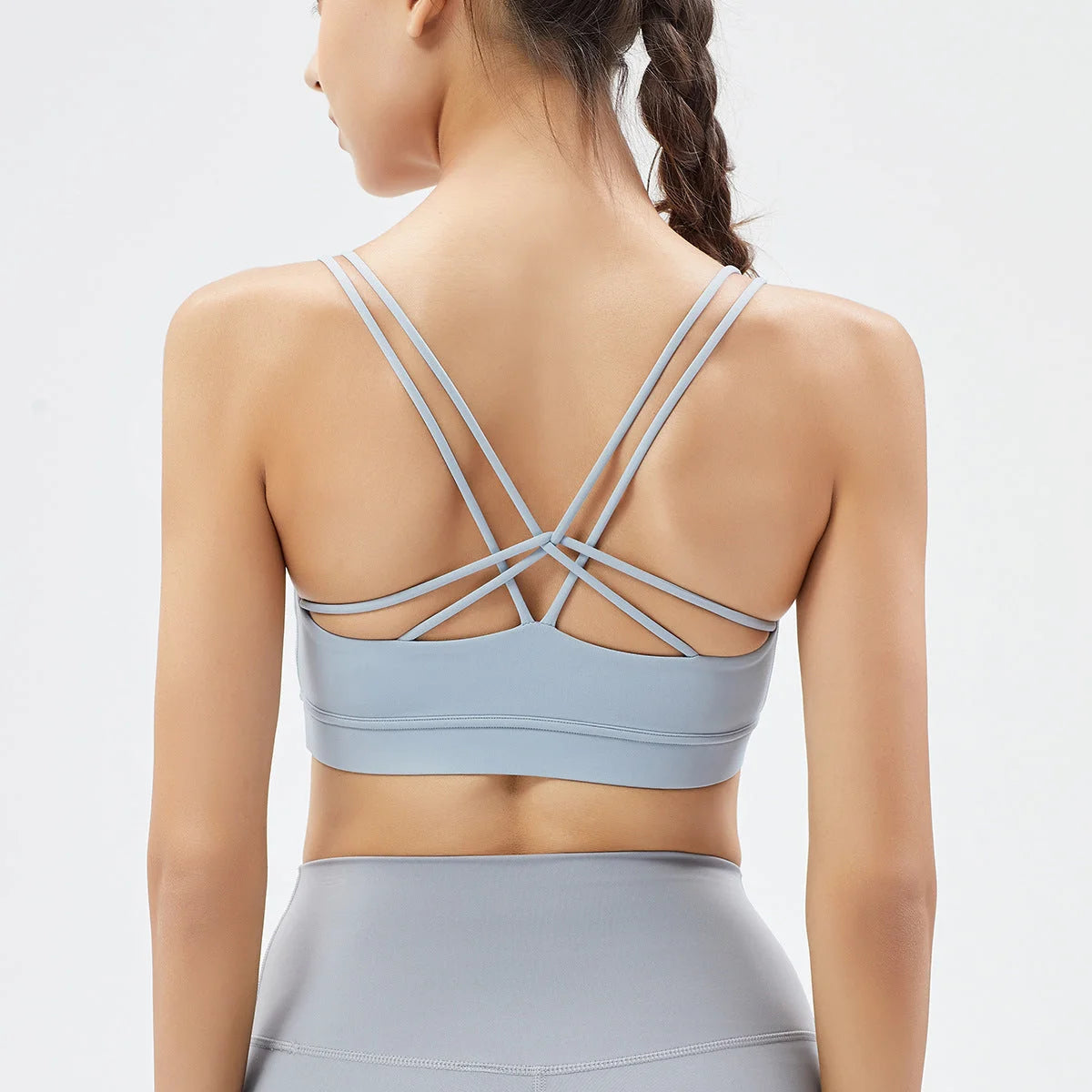 High Support Cross Back Sports Bra for High Intensity Workouts