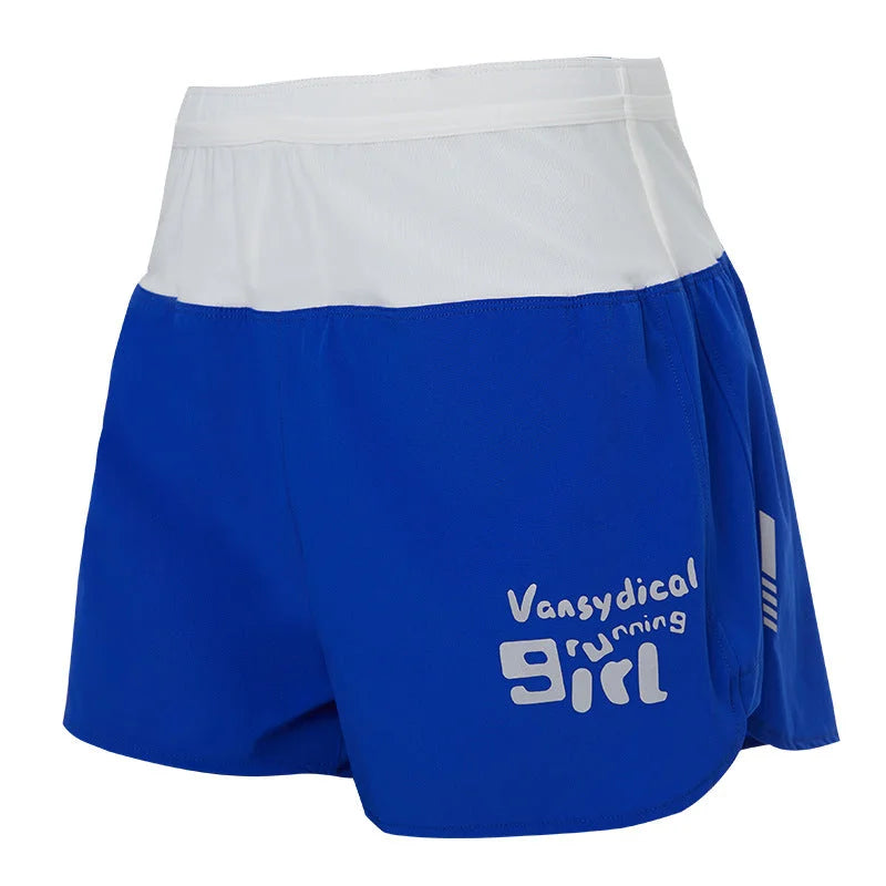 High-Waisted Running Shorts with Side Pockets for Women