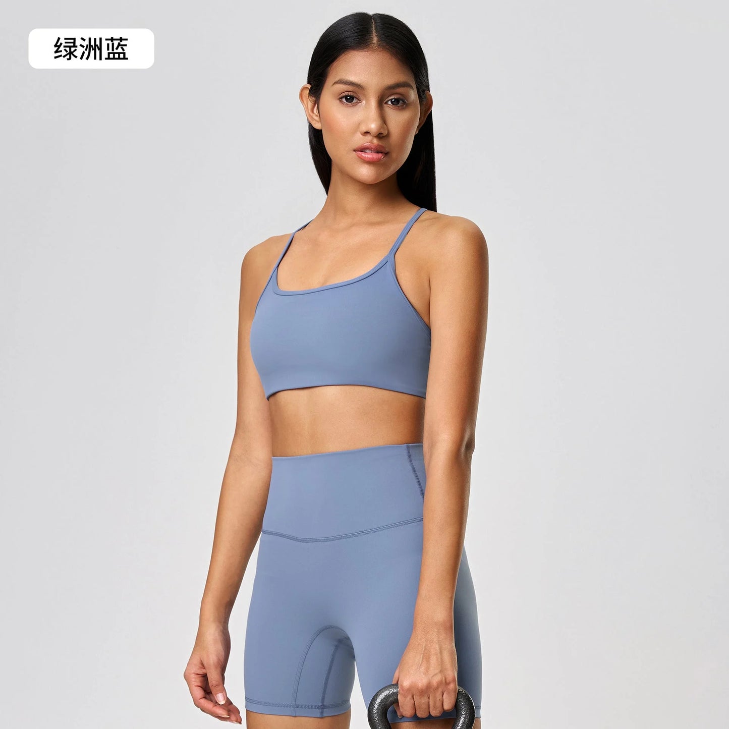 Criss-Cross Back Sports Bra for Women