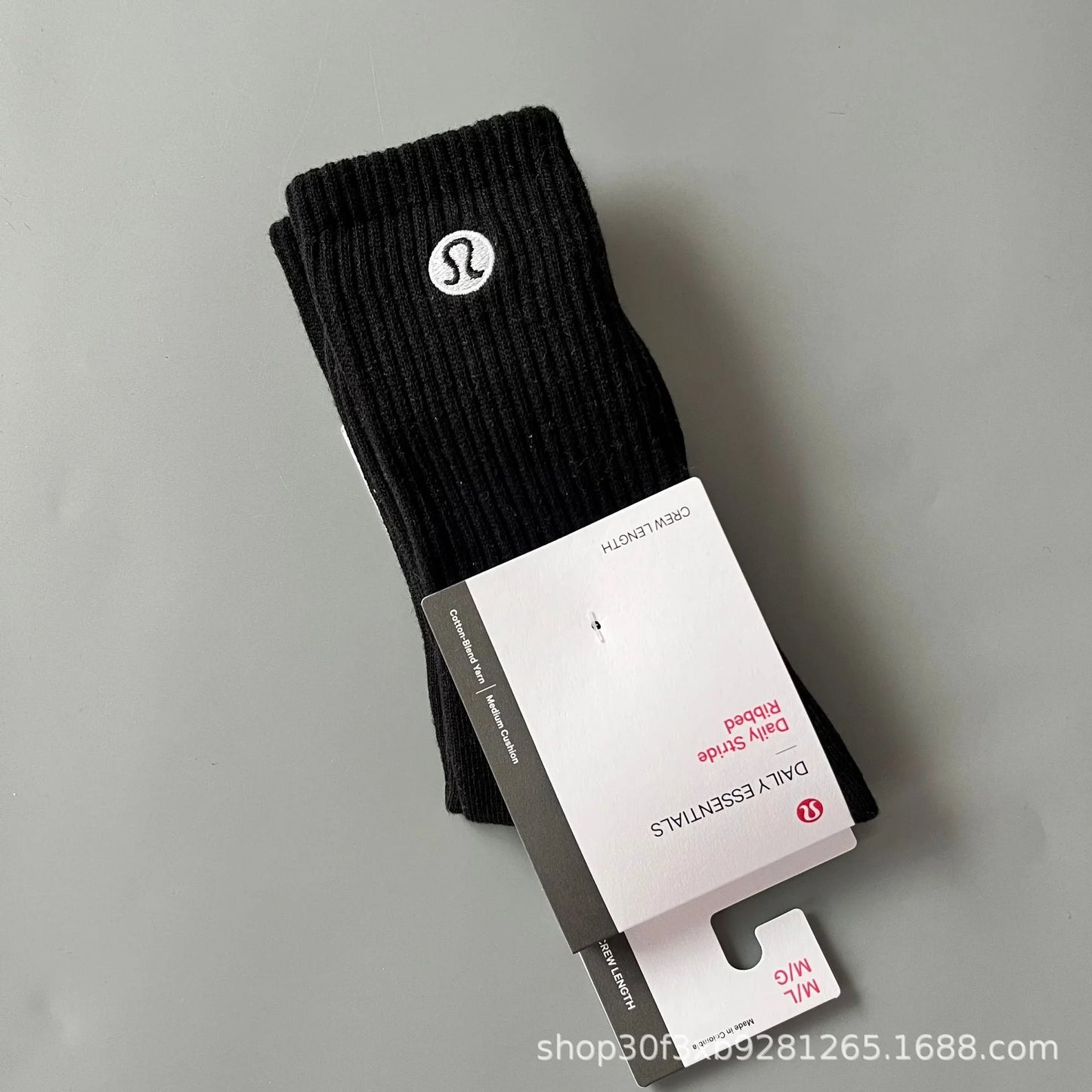 Women's Mid Calf Towel Sole Sports Socks - Breathable Casual Crew Socks