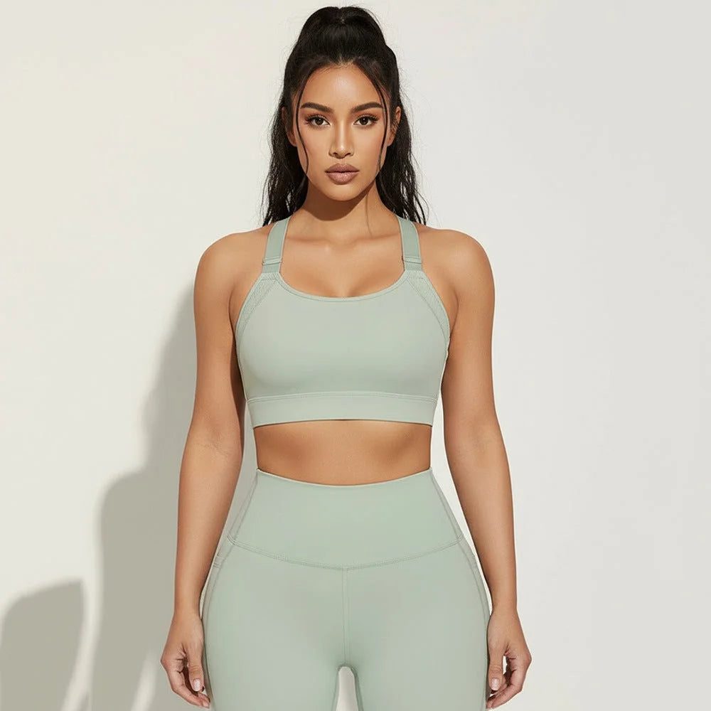 High-Impact Support Sports Bra for Running and Fitness