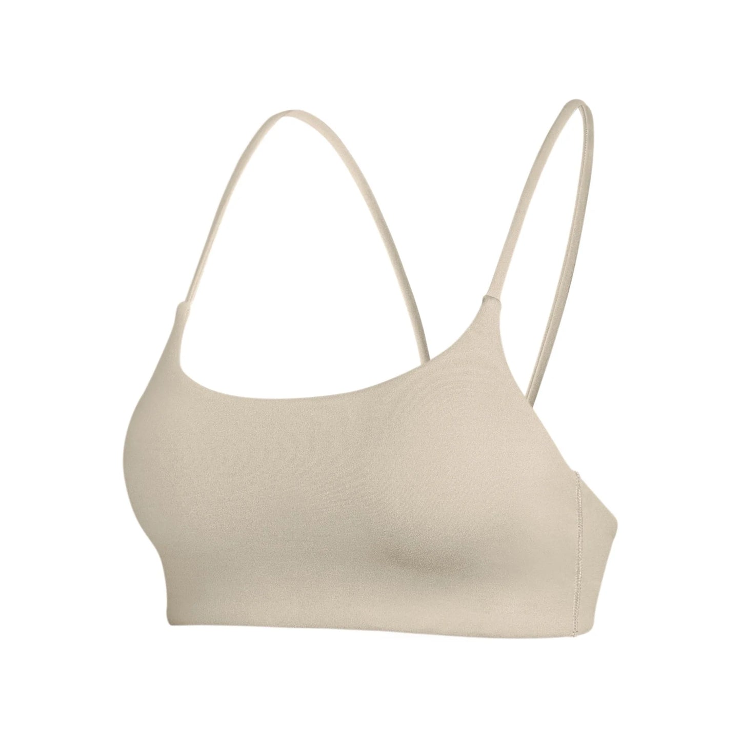 Nulu 66 Nylon Seamless Sports Bra - nude feel moisture wicking yoga bra