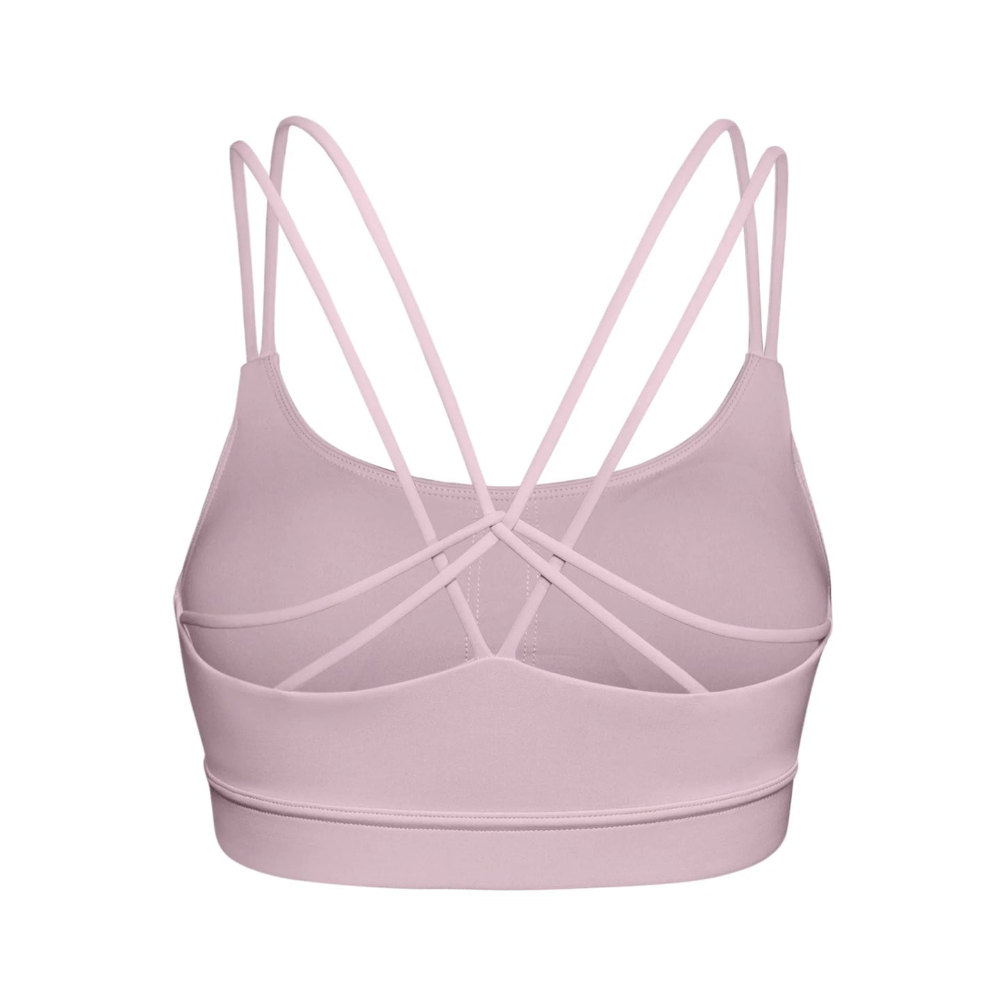 Sports bra with chest pad, bare-feel back, thin straps