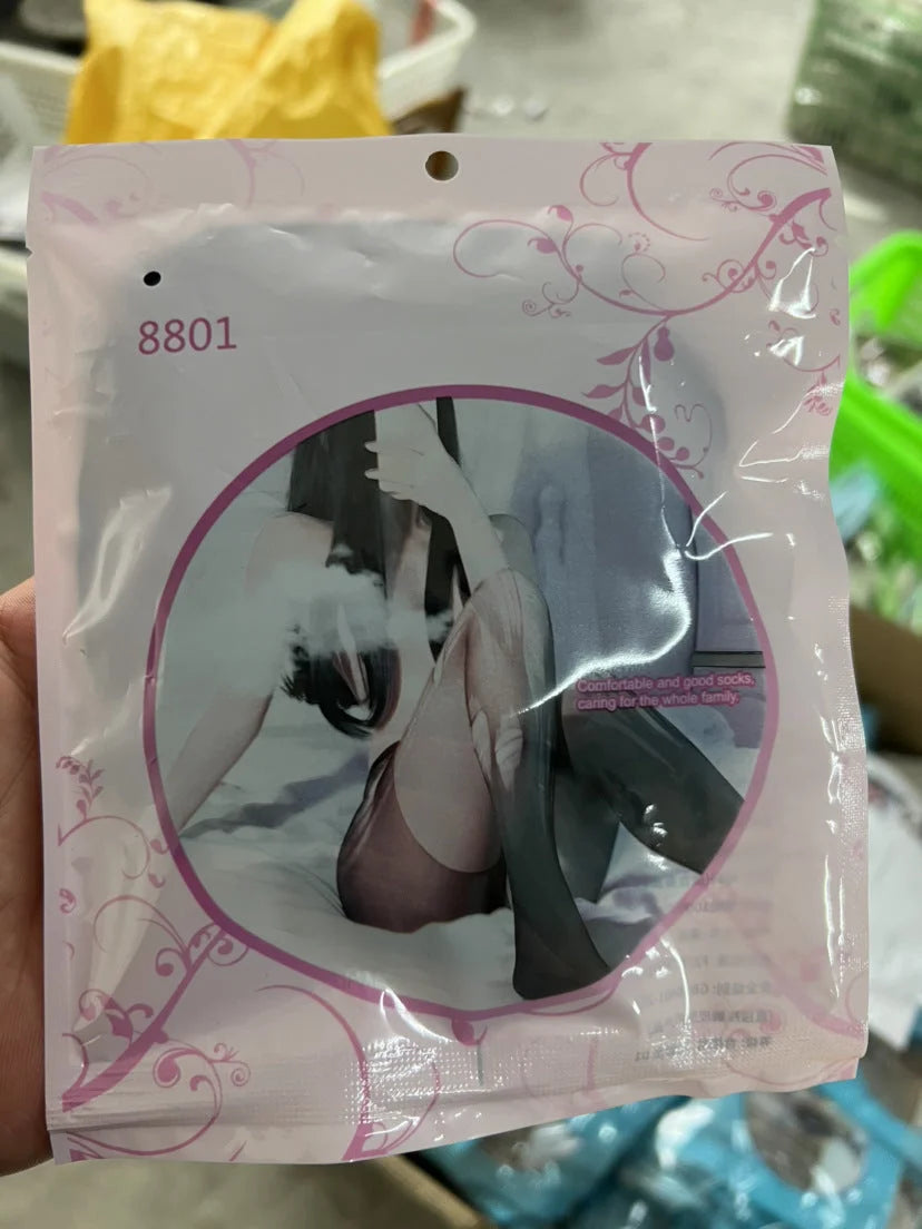 Hand Tear Pantyhose Ultra Thin Sheer Closed Crotch Rip Proof Stockings