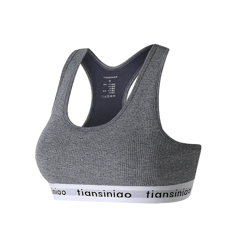supportive racerback sports bra