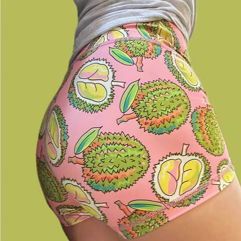 High Waist Butt-Lifting Yoga Shorts for Women