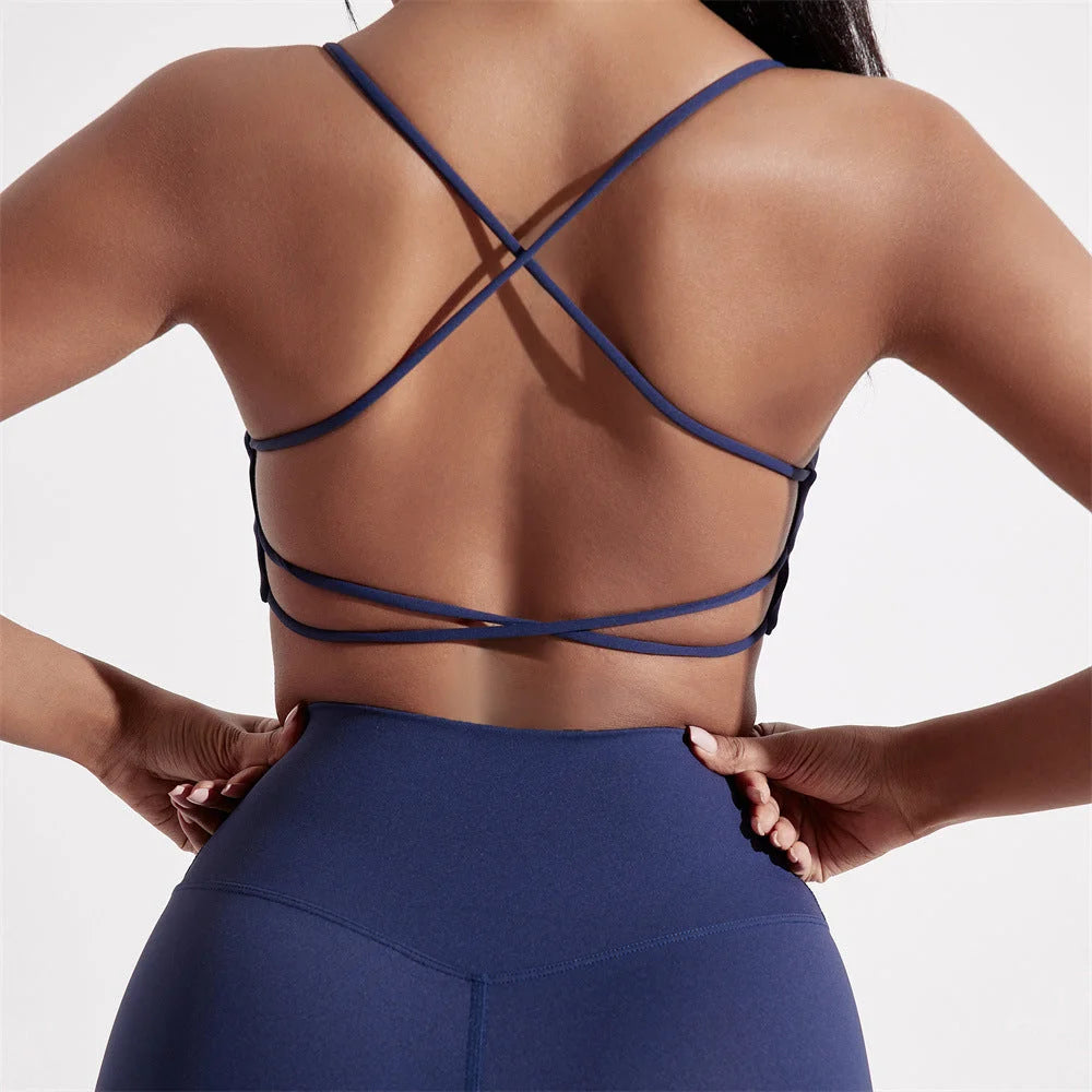 Naked-Sense High-Support Sports Bra for Outdoor Running