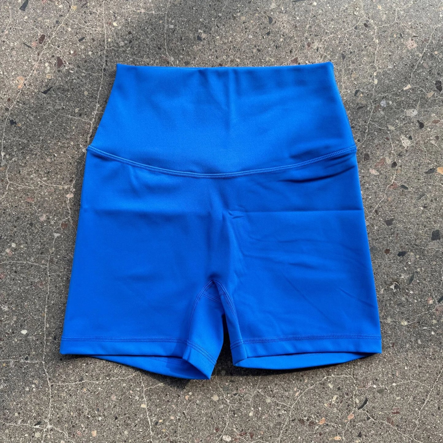 Magenta High Waist Yoga Shorts for Summer