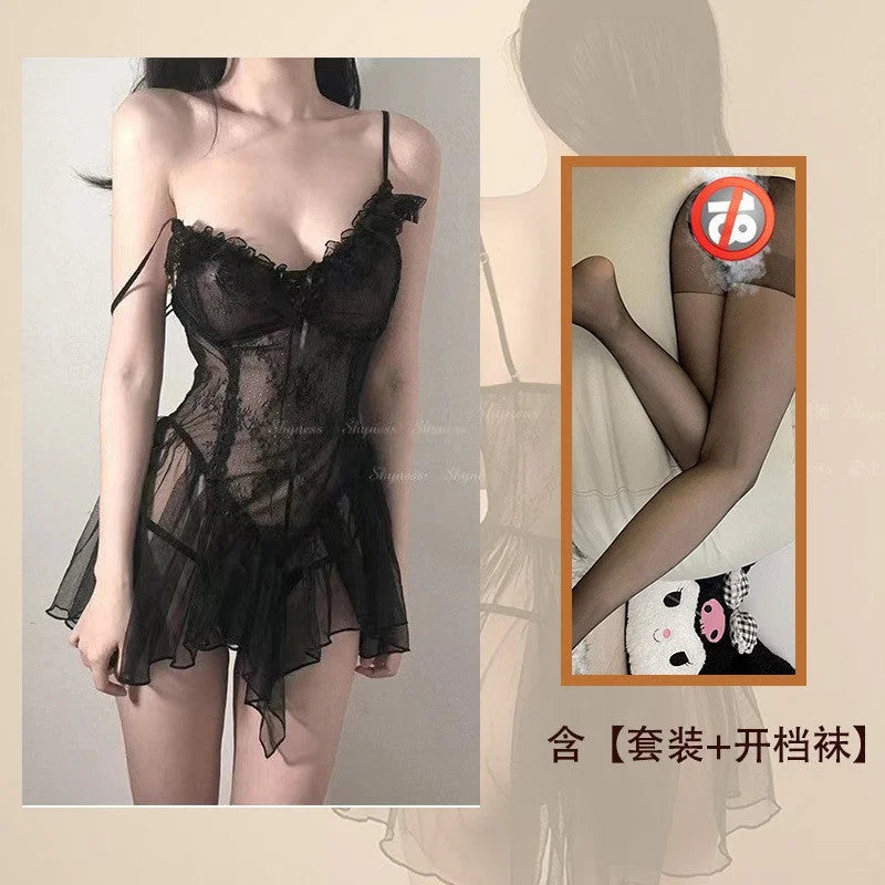Sexy Micro-Sheer Princess Nightie