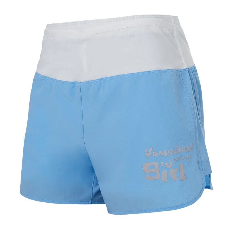 High-Waisted Running Shorts with Side Pockets for Women