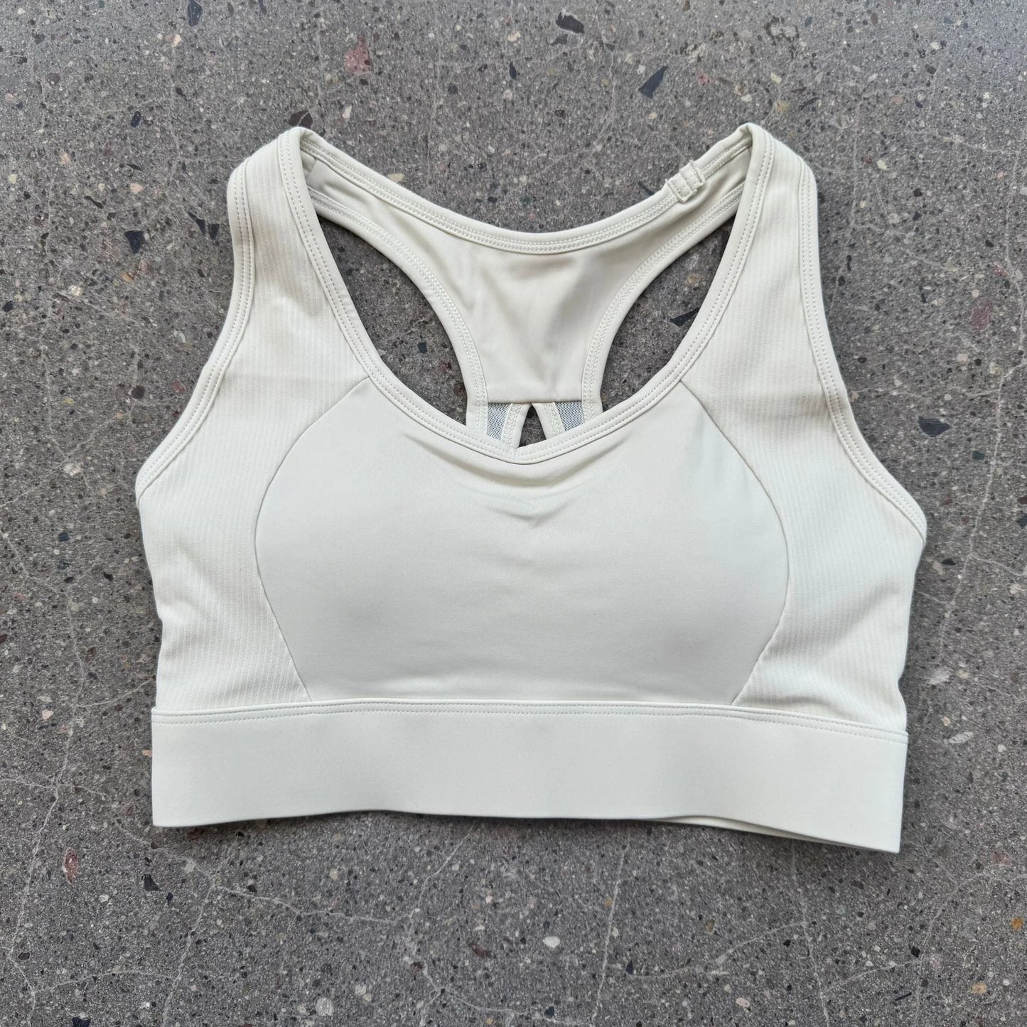 High Support Sports Bra with Adjustable Straps & Fixed Cups
