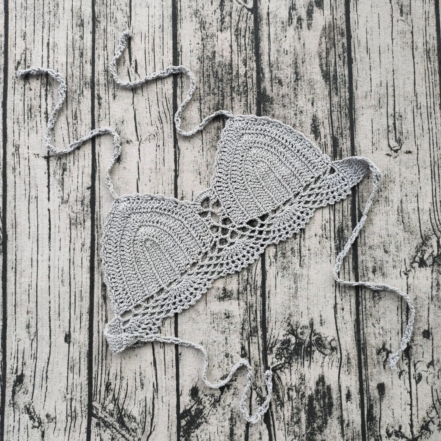 Handmade Crochet Lace Push-Up Bra