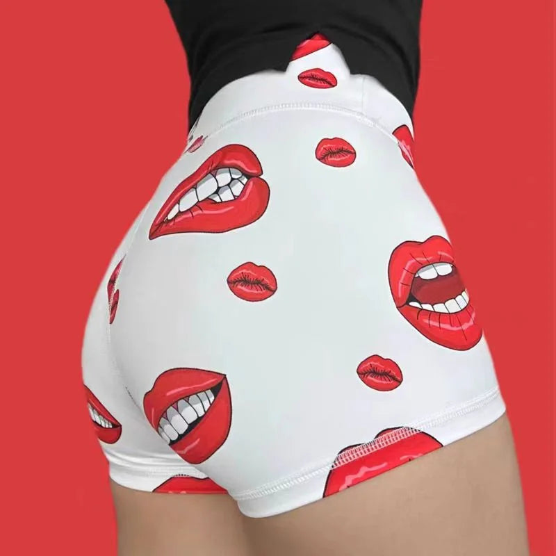 High Waist Butt-Lifting Yoga Shorts for Women