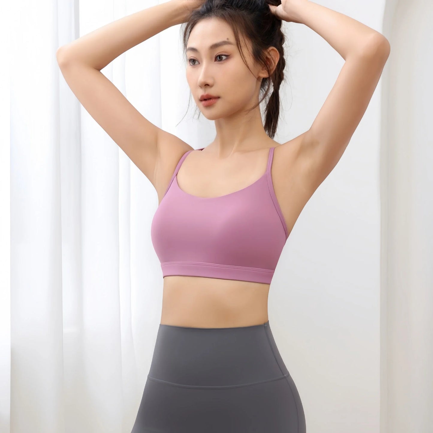 Invisible Seamless Camisole Bra with Supportive Straps