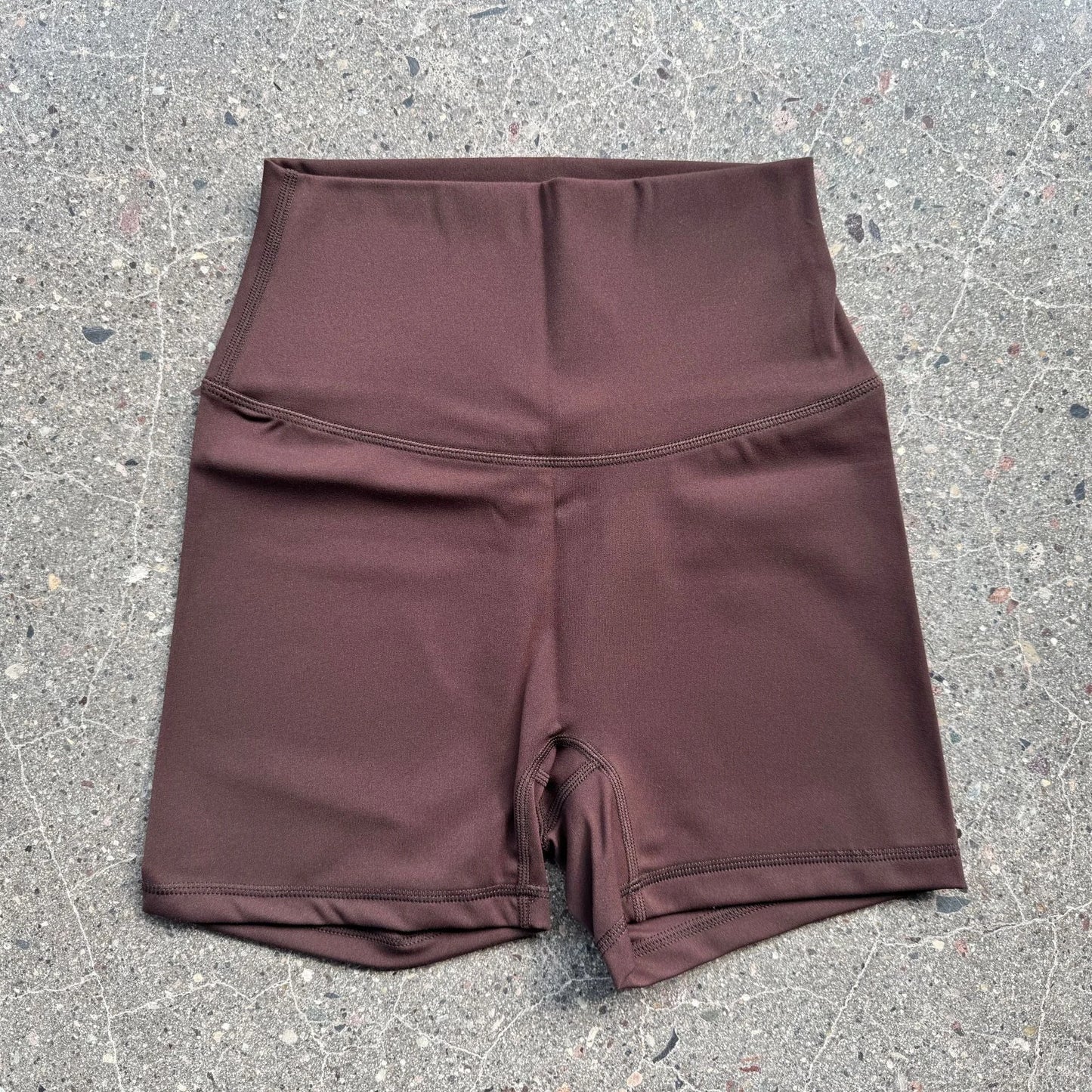 Magenta High Waist Yoga Shorts for Summer