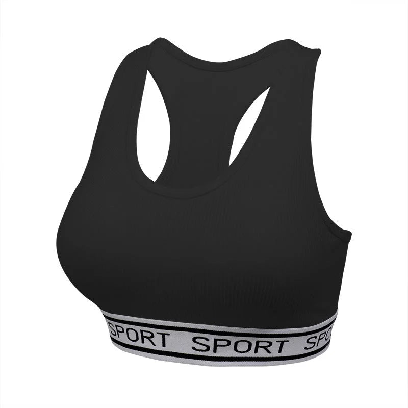 supportive racerback sports bra