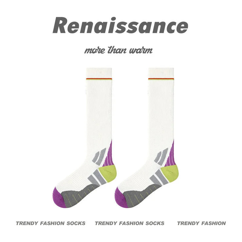 Women's Compression Knee High Socks for Running & Sports