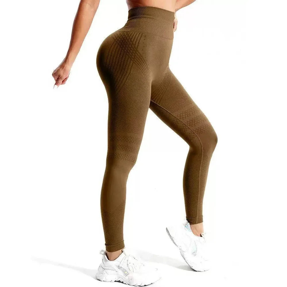 High Waisted Butt Lifting Leggings with 3D Anti Cellulite Compression