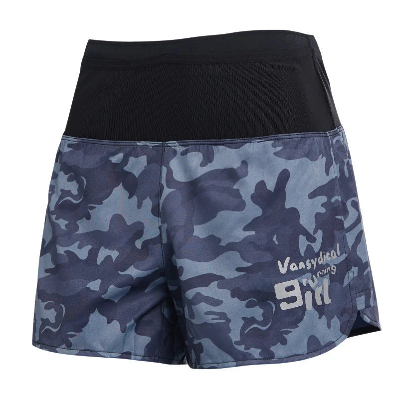 High-Waisted Running Shorts with Side Pockets for Women