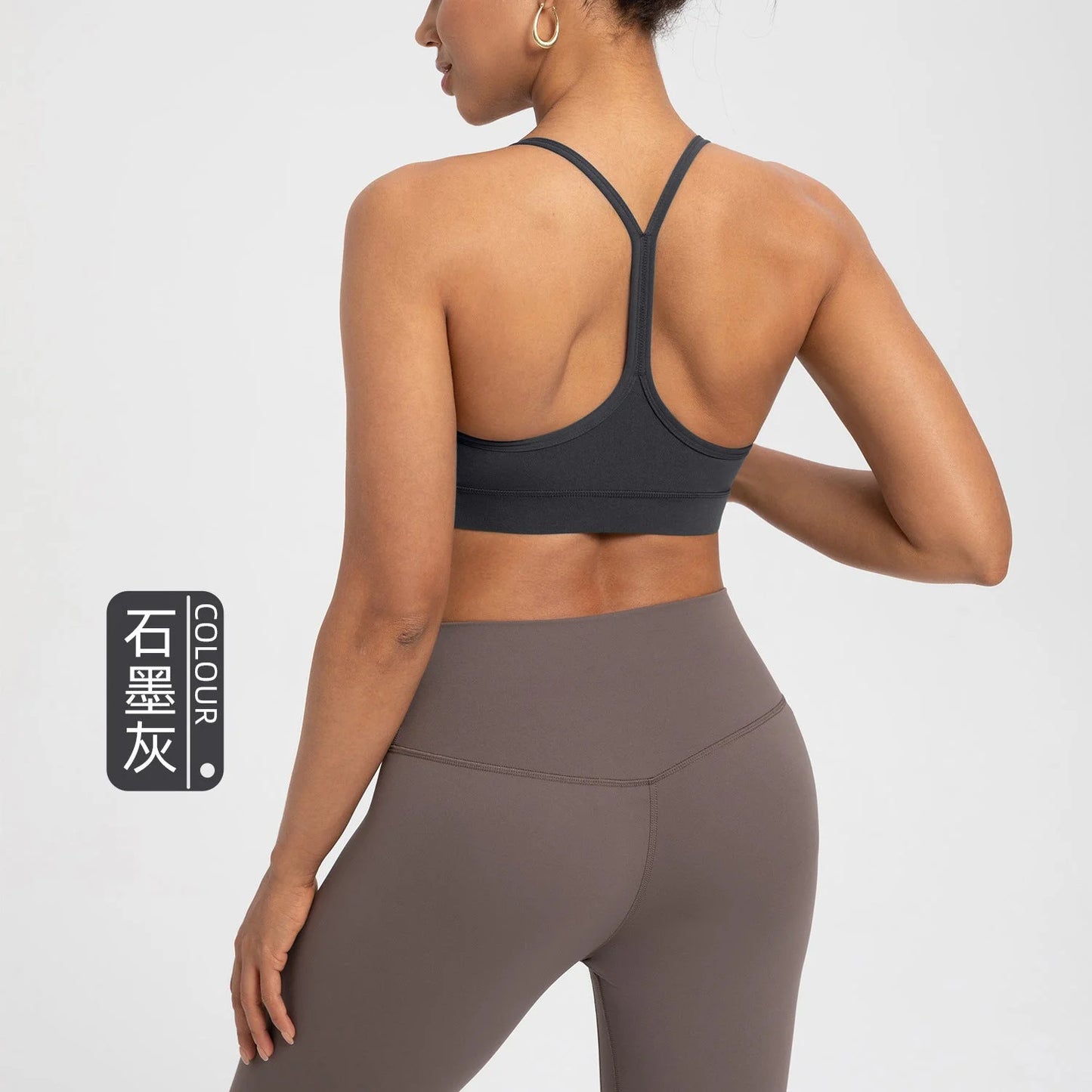Bare Feel Strappy Sports Bra with Built-in Pads