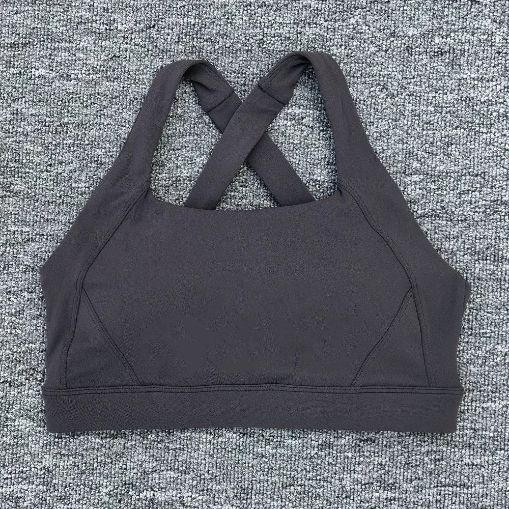 High Impact Cross Strap Sports Bra