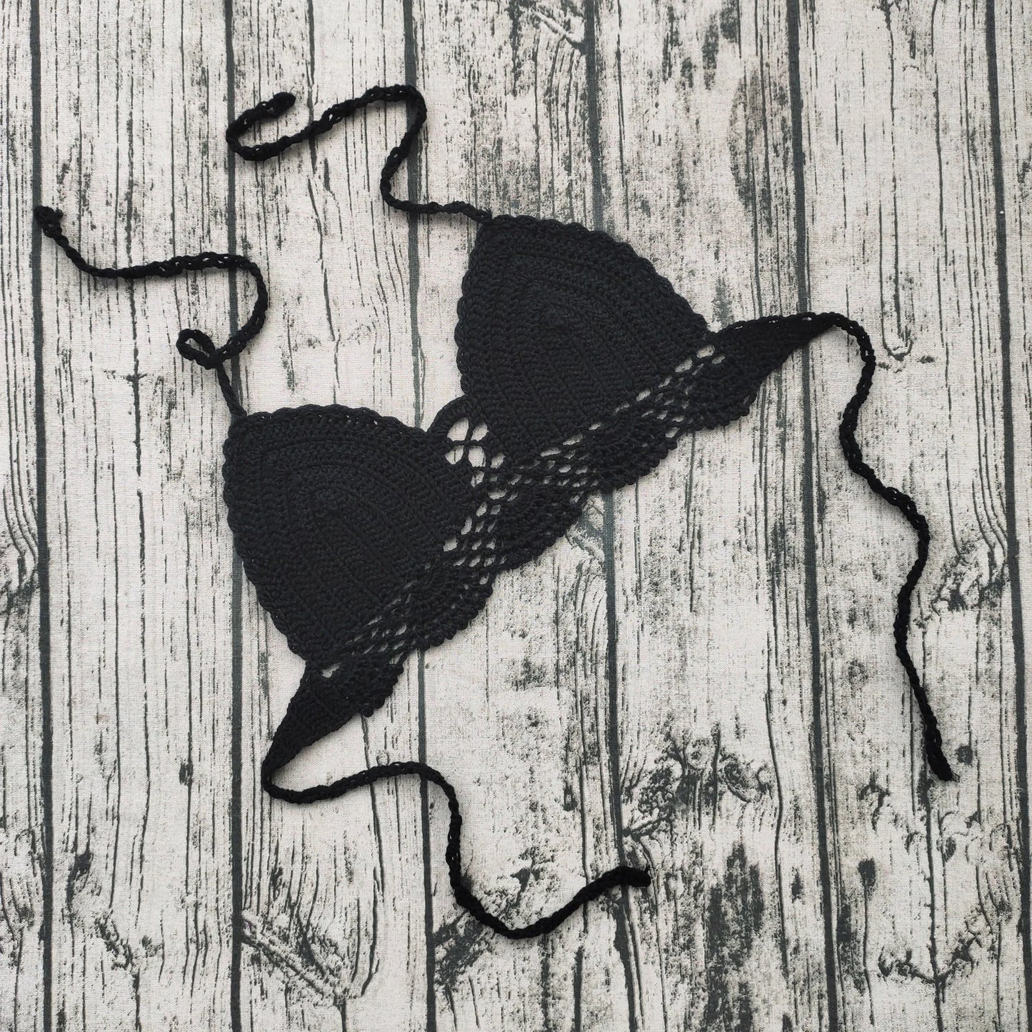 Handmade Crochet Lace Push-Up Bra