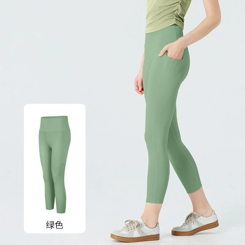 High-Waist Butt-Lifting Leggings for Summer Yoga & Morning Runs