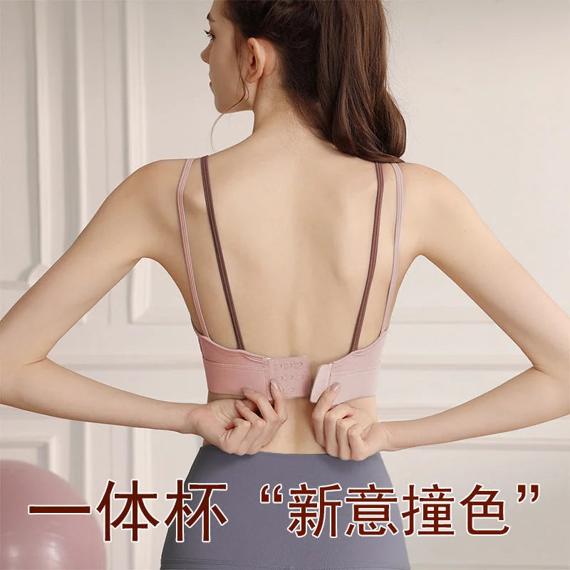High Support Cross-Back Sports Bra for Women