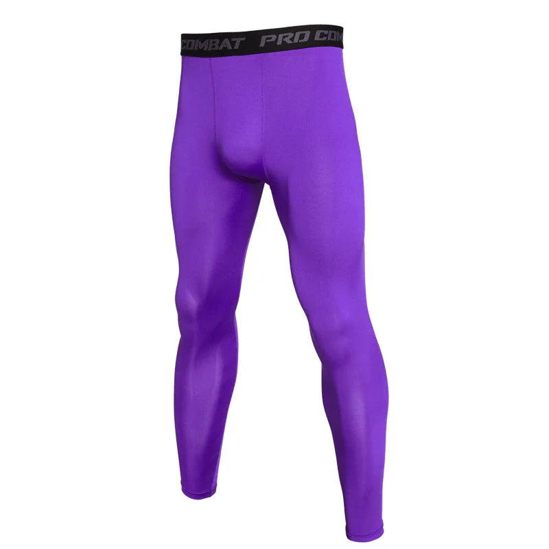 men's compression leggings - fast dry athletic tights for running yoga basketball
