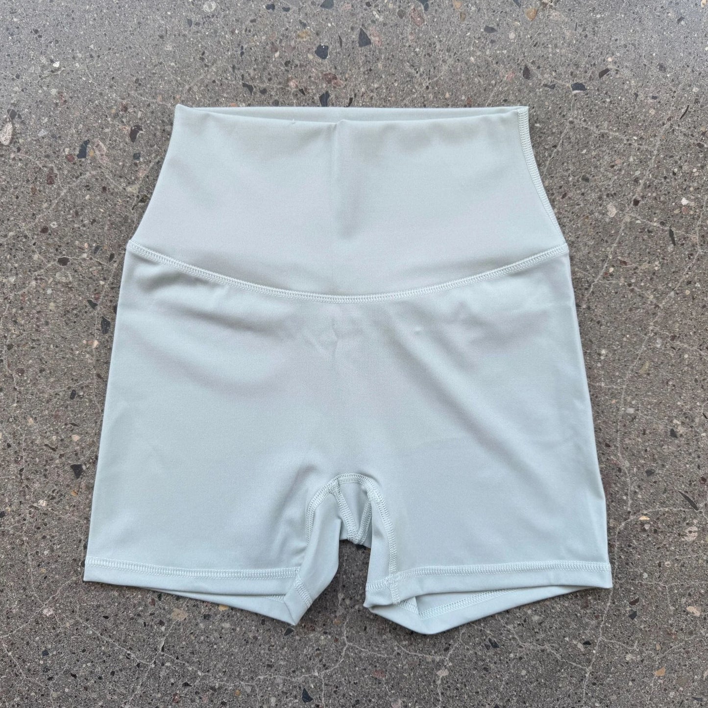 Magenta High Waist Yoga Shorts for Summer