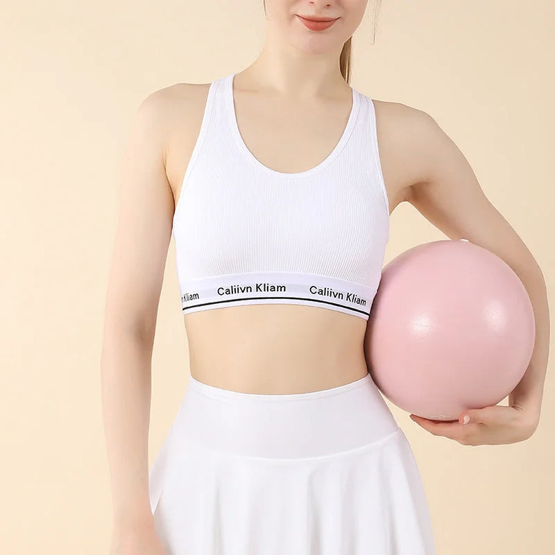 supportive racerback sports bra