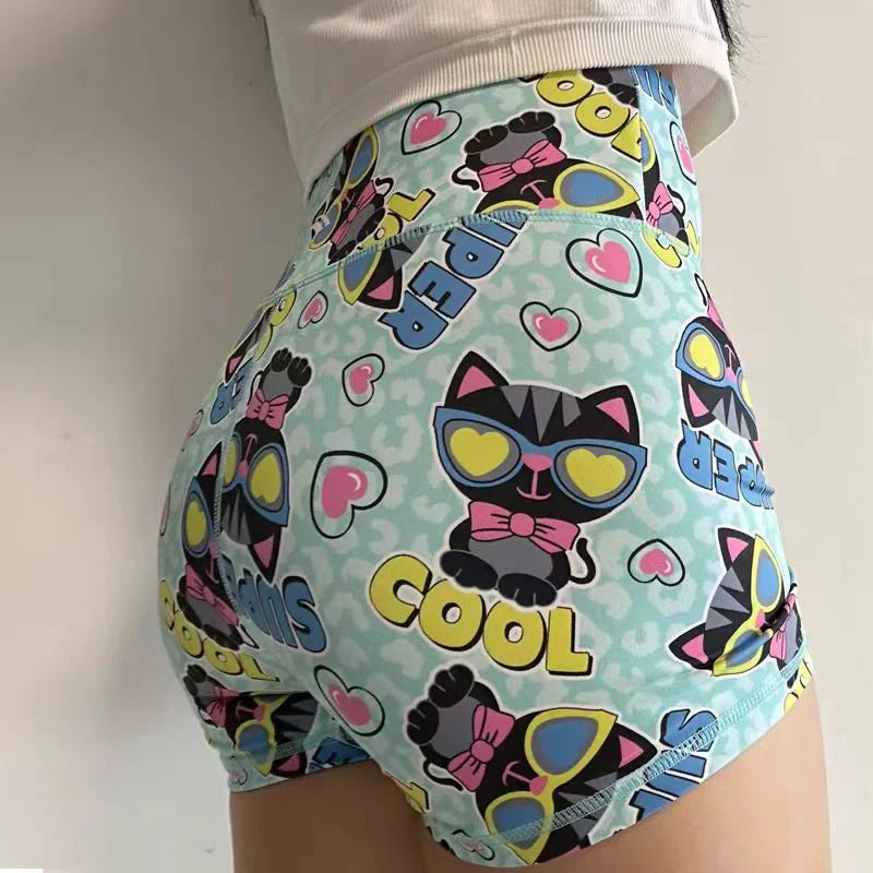 High Waist Butt-Lifting Yoga Shorts for Women
