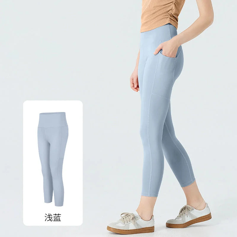 High-Waist Butt-Lifting Leggings for Summer Yoga & Morning Runs