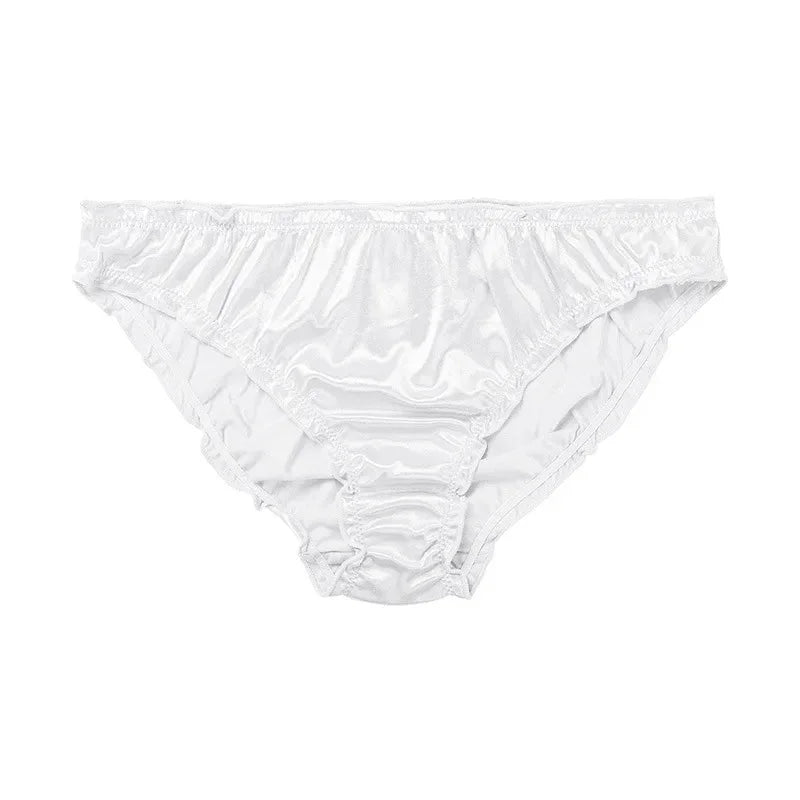 Satin Low-Waist Briefs for Women - Super Stretch Breathable Panties