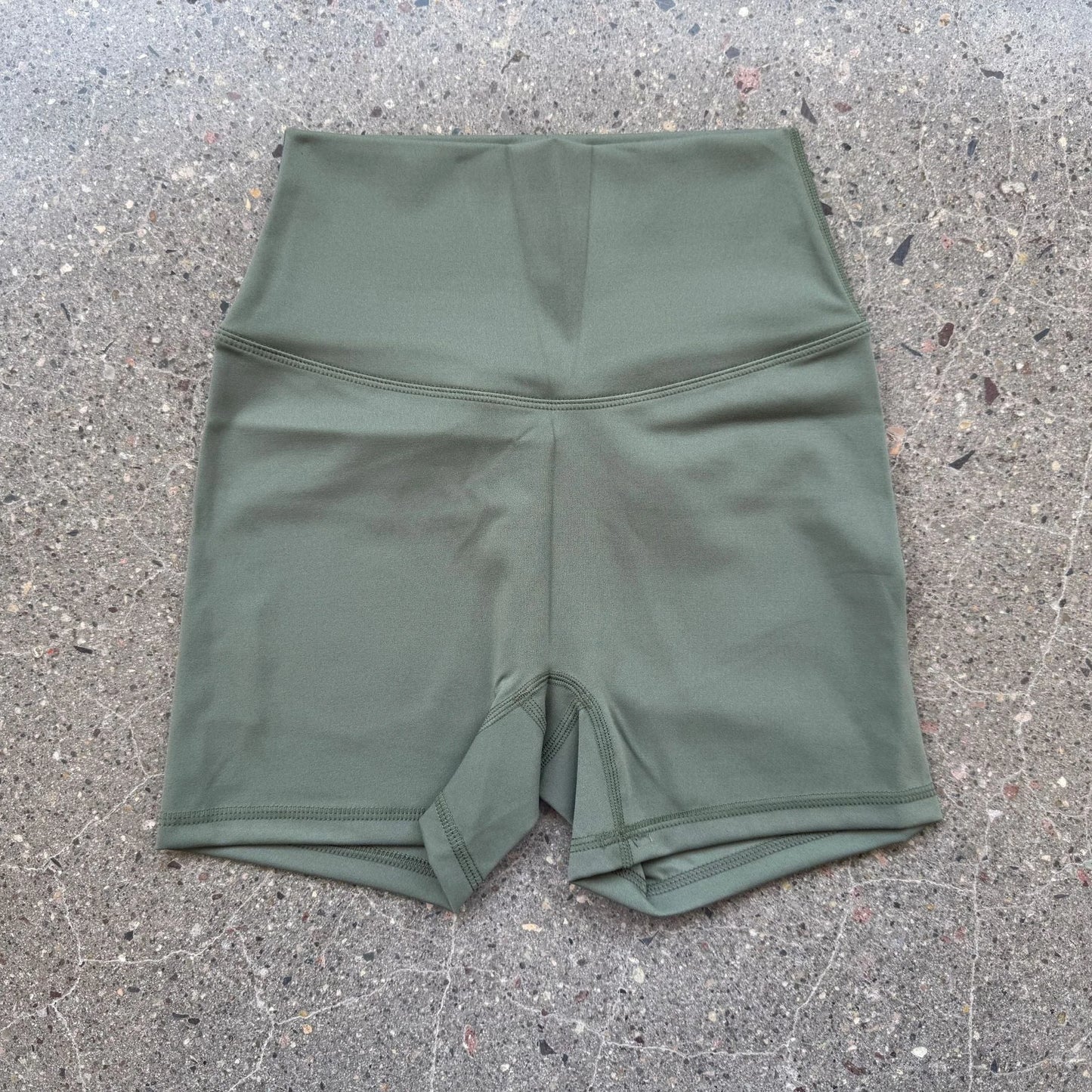 Magenta High Waist Yoga Shorts for Summer