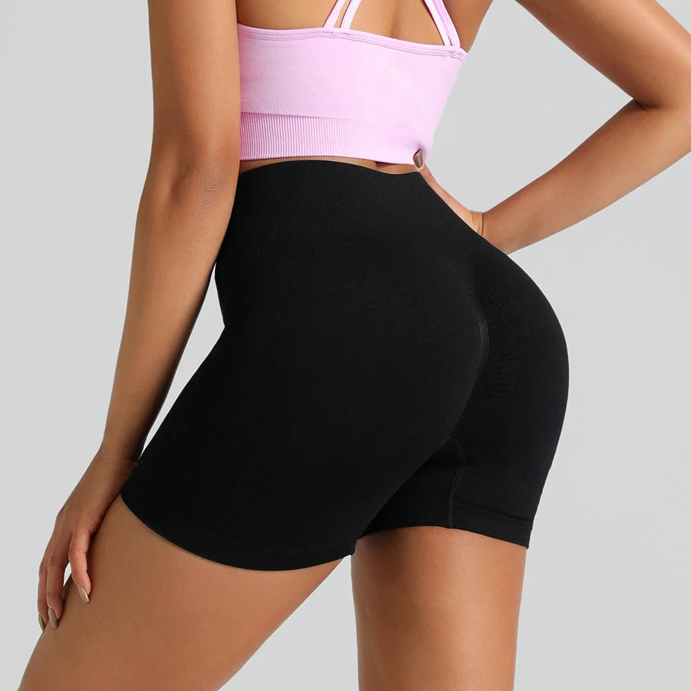 Seamless Peach Butt Lift High Waist Yoga Shorts