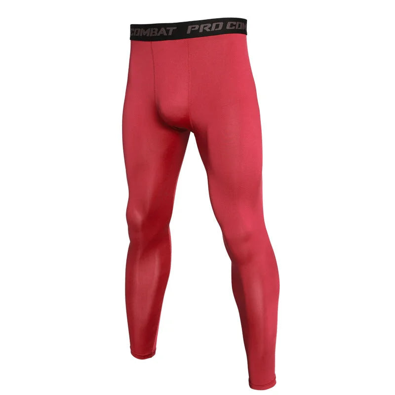 men's compression leggings - fast dry athletic tights for running yoga basketball