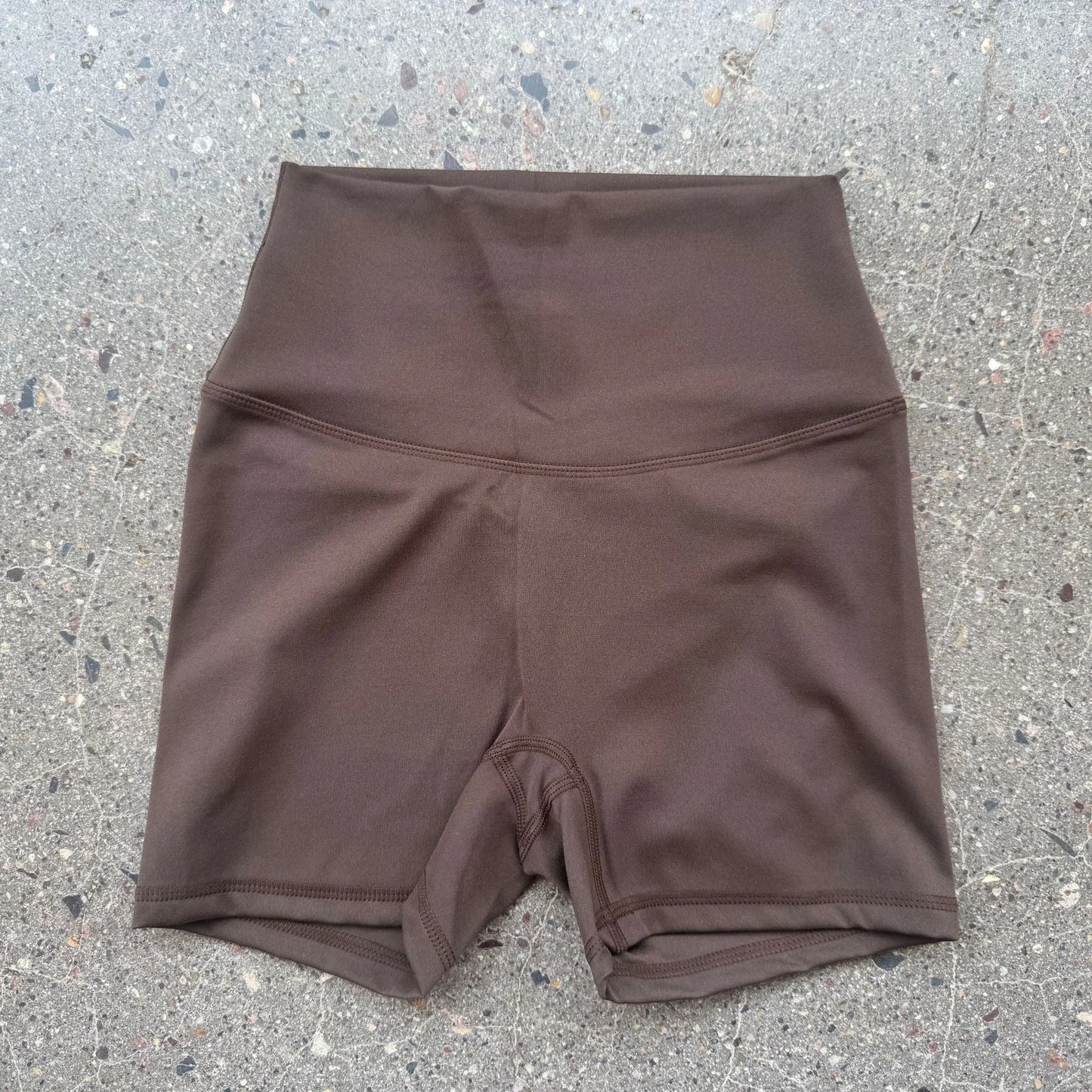 Magenta High Waist Yoga Shorts for Summer