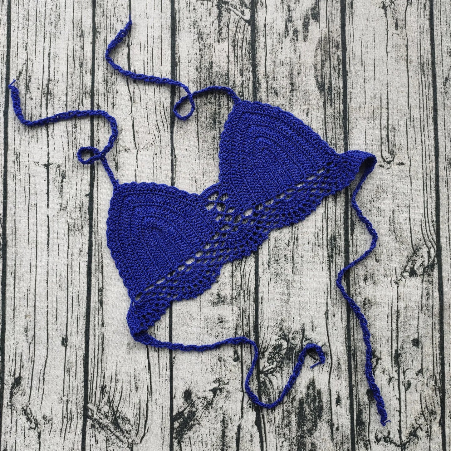 Handmade Crochet Lace Push-Up Bra