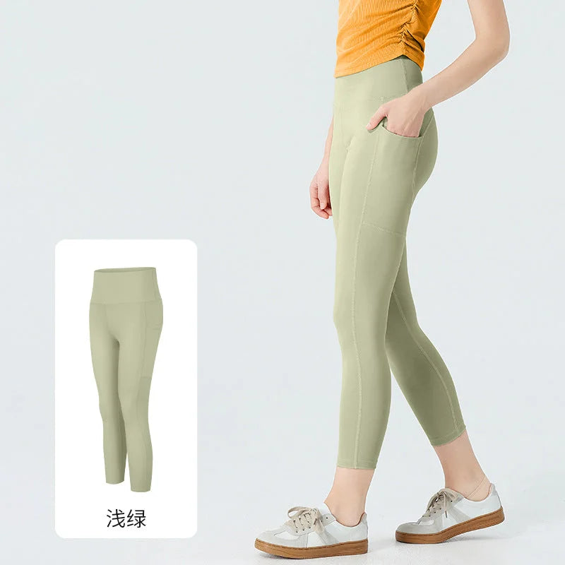 High-Waist Butt-Lifting Leggings for Summer Yoga & Morning Runs