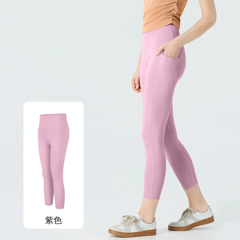 High-Waist Butt-Lifting Leggings for Summer Yoga & Morning Runs