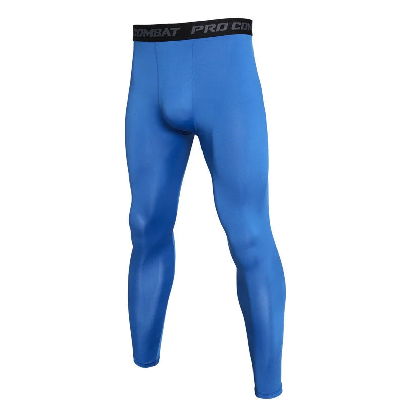 men's compression leggings - fast dry athletic tights for running yoga basketball